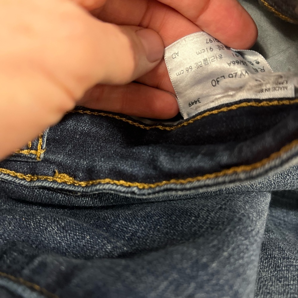 Levi's High-rise Skinny Jeans 26 x30 - Picture 6 of 10